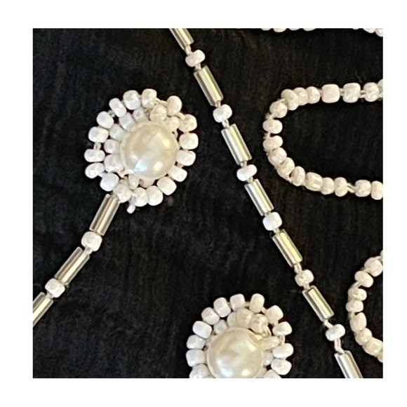 Vintage Black Beaded Art Deco Silk Top by Rina Z Excellent Vintage Condition. - Picture 5 of 10